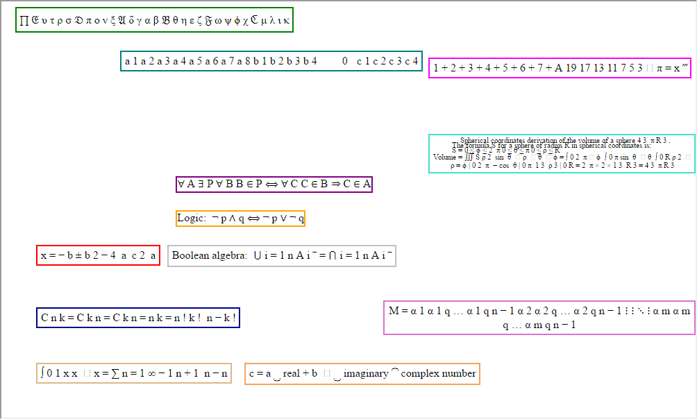 Fingerprinting Mathml